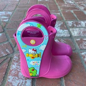 Crocs Hello Kitty Rain boots